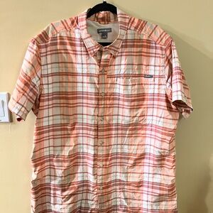 Plaid short sleeve sport shirt